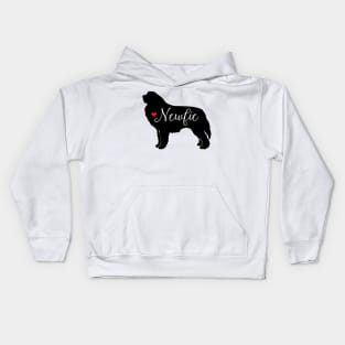 Newfie Love Newfoundland Dog Breed Classic Blue Kids Hoodie